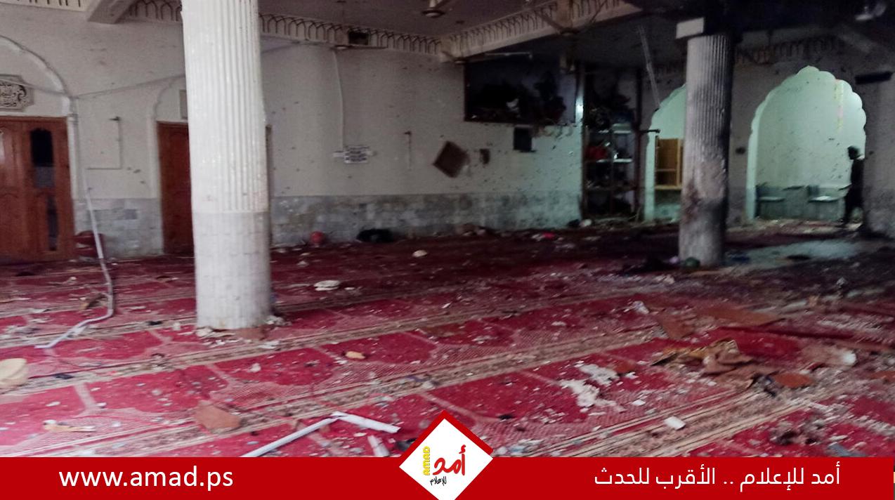 قتلى وجرحى في تفجير انتحاري قرب مسجد في باكستان