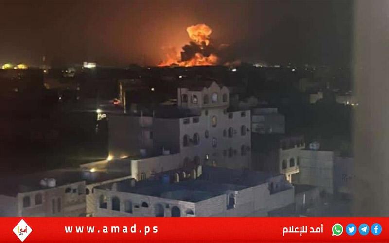 ضربات أمريكية وبريطانية تستهدف الحوثيين في صنعاء ومدن أخرى -فيديو وصور