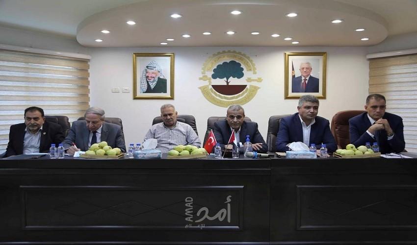 قلقيلية: غرفة تجارة قلقيلية وغرفة تجارة سكاريا توقعان مذكرة تفاهم