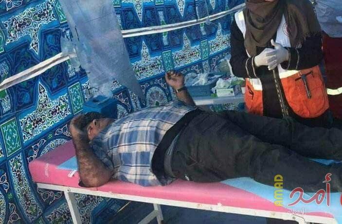 إصابة مزارع شرق مخيم البريج وسط قطاع غزة