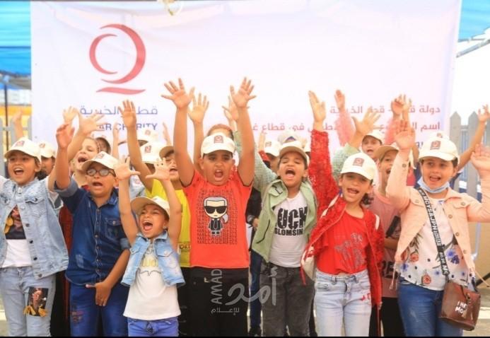 قطر الخيرية تقدم الدعم النفسي لأطفال غزة