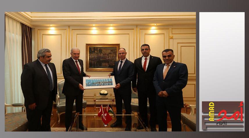 سفير فلسطين في تركيا يلتقي رئيس بلدية اسطنبول الكبرى