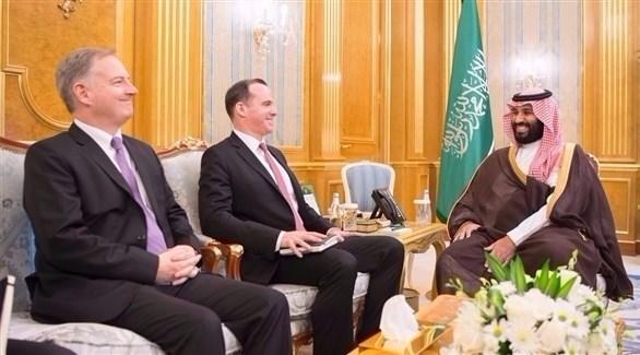 محمد بن سلمان يبحث مع مسؤولين أمريكيين قطع الدعم عن الإرهابيين