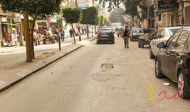بلدية خانيونس تشرع بتطوير شارع جلال بمركز المدينة