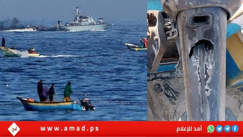 زوارق الاحتلال تطلق النار تجاه مراكب الصيادين جنوب غزة