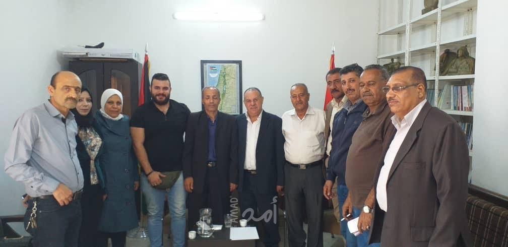 اجتماع مشترك لقيادة حزب الشعب الفلسطيني والجبهة الديمقراطية في سوريا