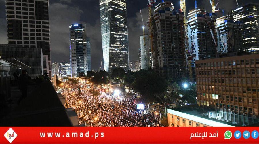 أكثر من 100000 إسرائيلي يجددون الاحتجاجات المناهضة لحكومة نتنياهو - فيديو