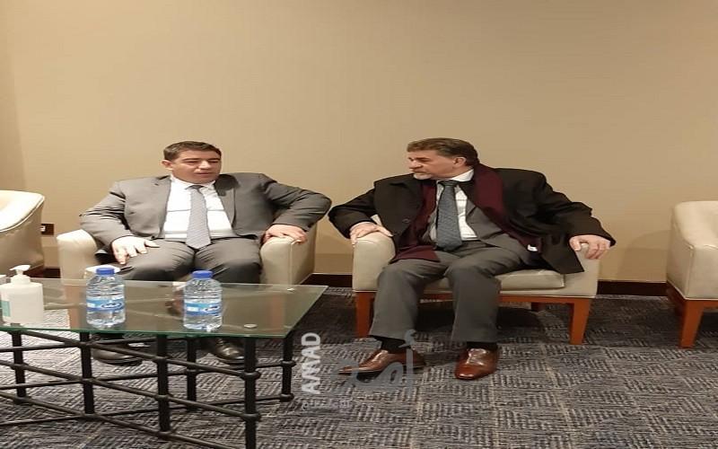 السفير عبد الهادي يقدم التعازي بوفاة حسين الحسيني الرئيس السابق لمجلس النواب اللبناني