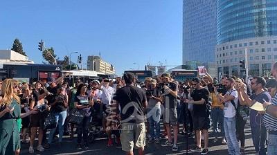 عقب الافراج عن المتهم بقتل الاثيوبي.. "الفلاشا" يتظاهرون مجدداً وسط إسرائيل