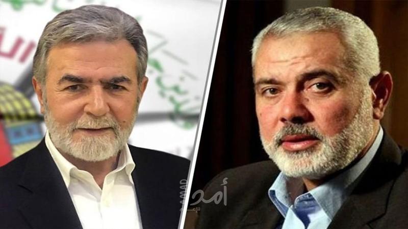 النخالة يستقبل وفدًا من حماس مهنئًا بذكرى الانطلاقة الجهادية