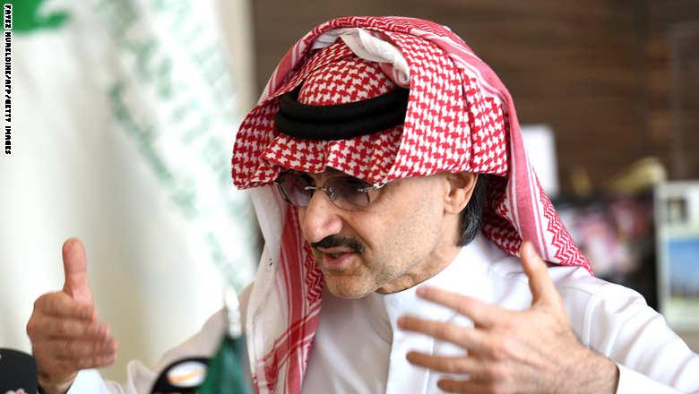الأميرالوليد بن طلال يرفع حصته في تويتر إلى 5%