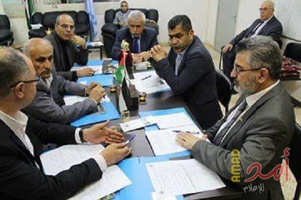 اجتماع في مؤسسة احياء التراث لبحث استصدار المستندات العثمانية