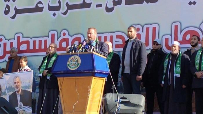 حماد: "نعلن النفير العام للقدس و الأقصى ولن نتعايش مع الاحتلال