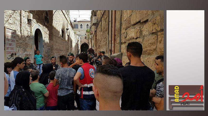 اندلاع مواجهات بين الشبان وقوات الاحتلال في باب حطة بالبلدة القديمة للقدس
