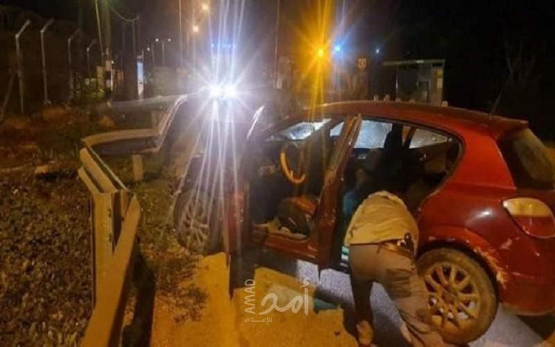 إصابة جندي من جيش الاحتلال في عملية دهس غرب رام الله - صور وفيديو