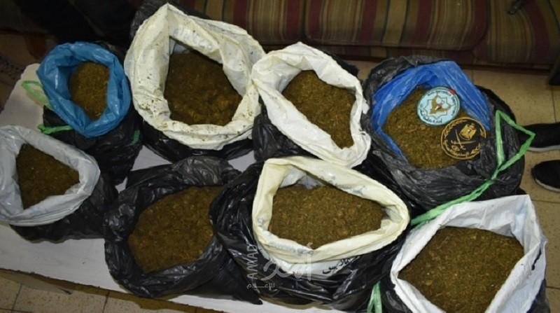 الشرطة والاستخبارات العسكرية تضبطان أكثر من (28) كغم  من المخدرات في قلقيلية