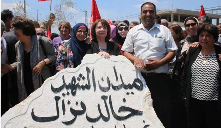 بعد اسبوع من تدشينه..بلدية جنين تخضع لإملاء سلطات الاحتلال وتزيل نصب الشهيد نزال..والديمقراطية تدين