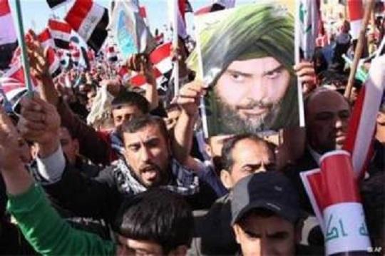 الصدر يشير إلى أنصاره باستهداف القوات الأمريكية في العراق