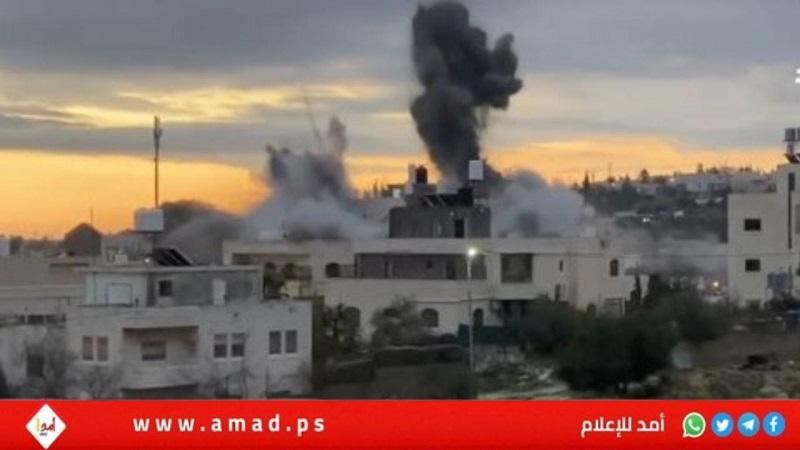 محدث - جيش الاحتلال الفاشي يفجر منزل الشهيد محمد الجعبري - فيديو