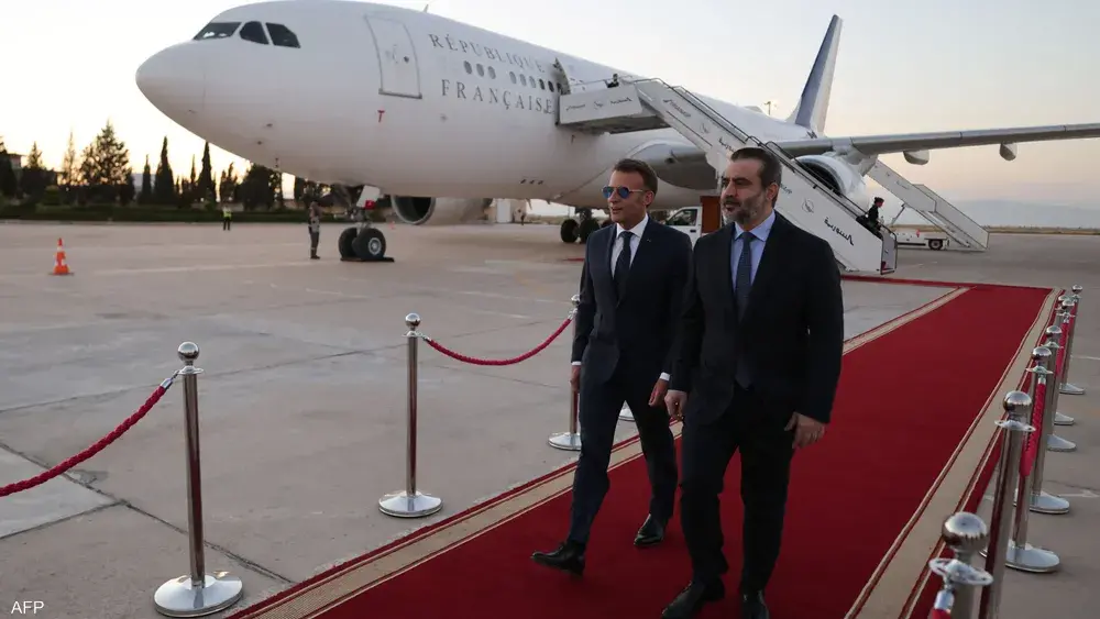 ماكرون في دمشق