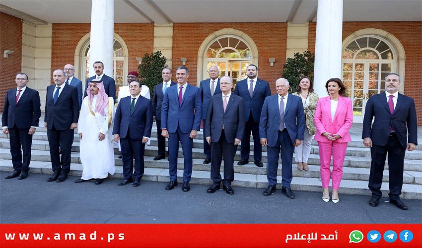 "اللجنة العربية الإسلامية" تلتقي في مدريد لبحث خطوات تنفيذ "حل الدولتين" وحرب غزة