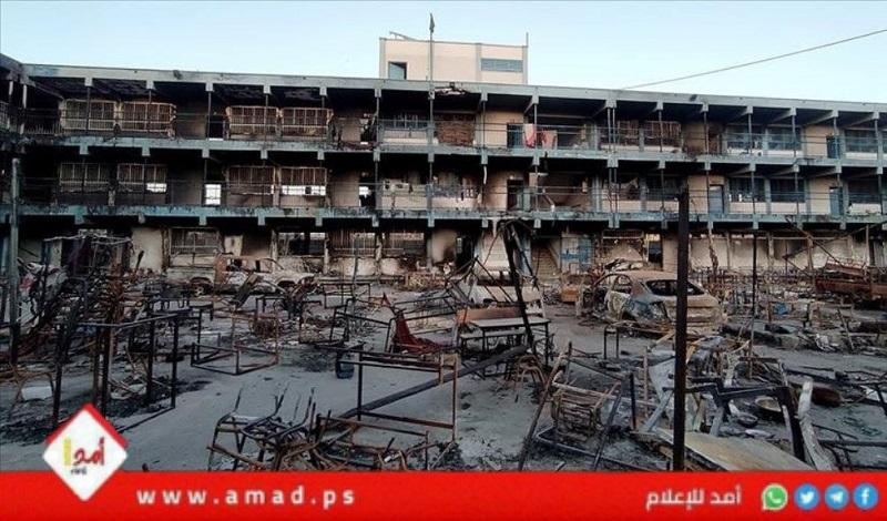محدث - 5 شهداء إثر قصف طائرات جيش الاحتلال لــ مدرسة شهداء الزيتون