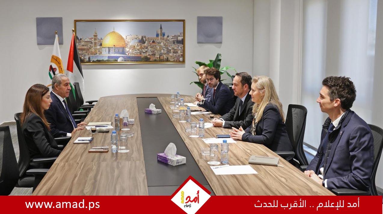 الشيخ يبحث مع القنصلين البريطاني والفرنسي مستجدات الأوضاع السياسية والإنسانية