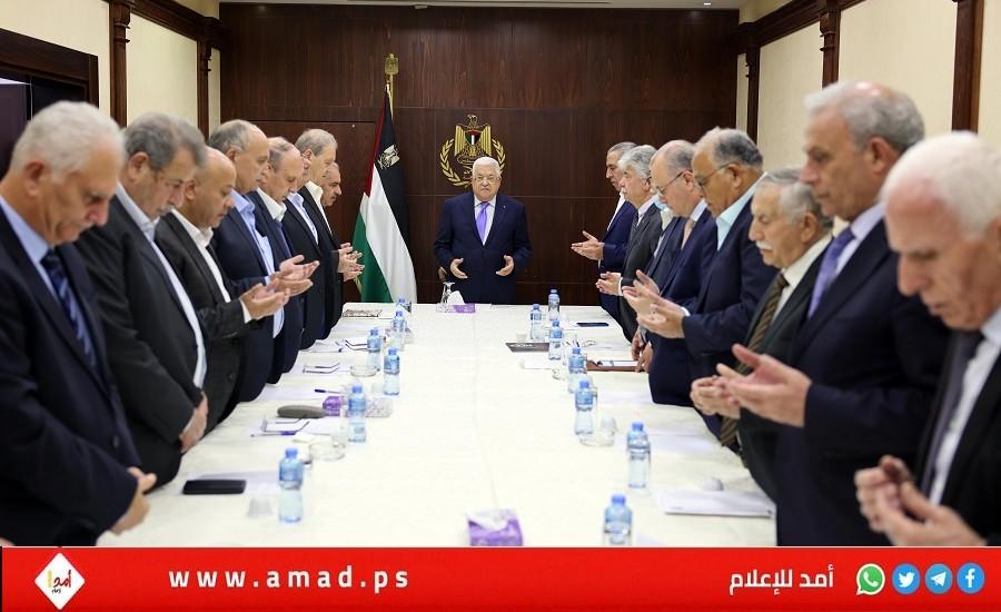 تنفيذية منظمة التحرير: سرعة تشكيل لجنة لإنجاح مبادرة الرئيس عباس بالتوجه إلى قطاع غزة