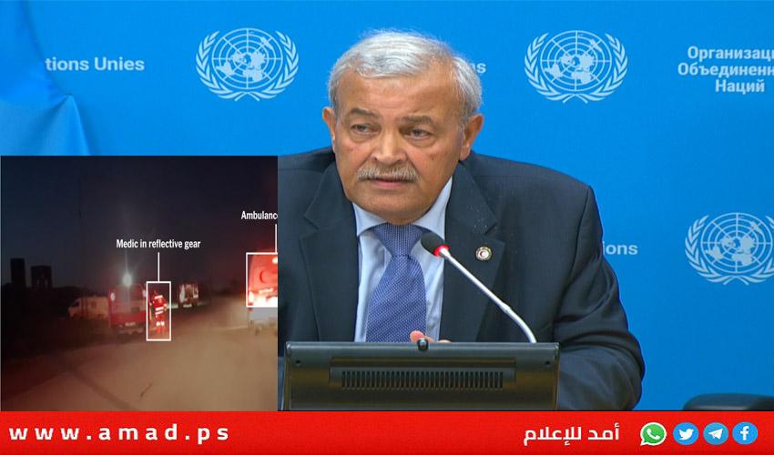 رئيس الهلال الأحمر الفلسطيني: إعادة بناء البشر في غزة أصعب من إعادة بناء البيوت المدمّرة