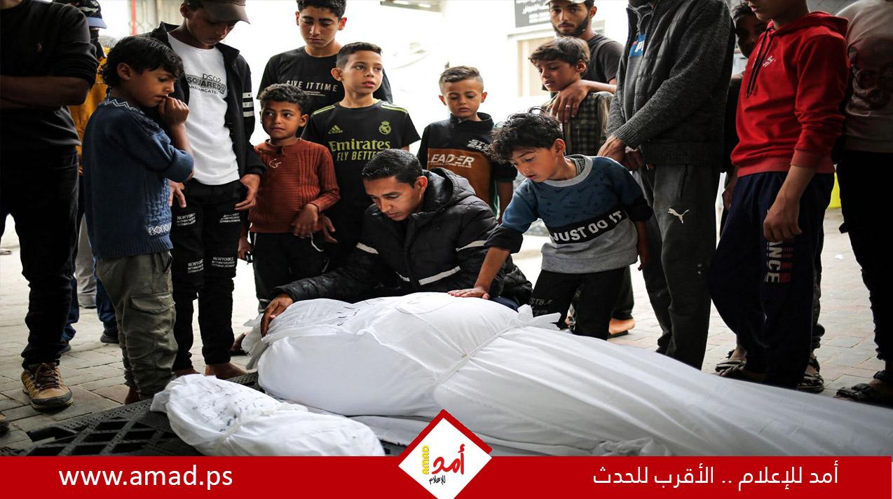 3 شهداء في قصف لجيش الاحتلال شمال غرب مدينة رفح