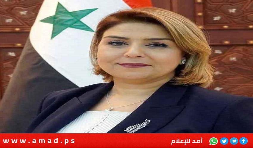 إعادة تعيين د.ديالا بركات وزيرةً الثقافة في سوريا
