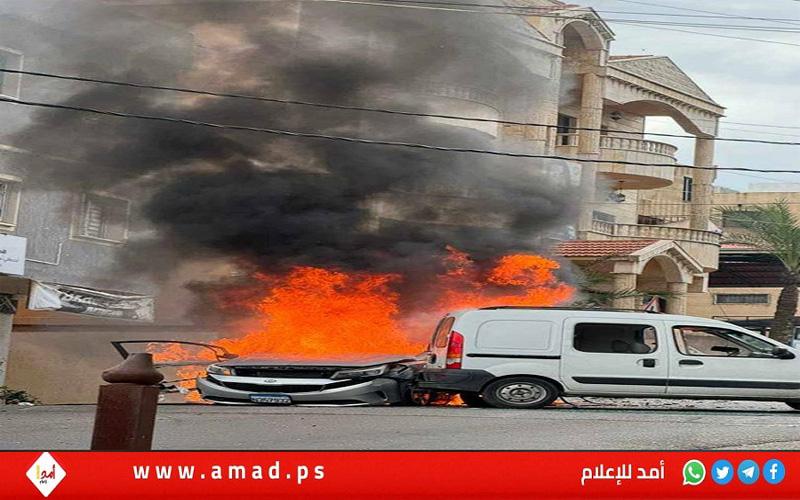 شهيد  في قصف مسيّرة إسرائيلية لسيارة بجنوب لبنان