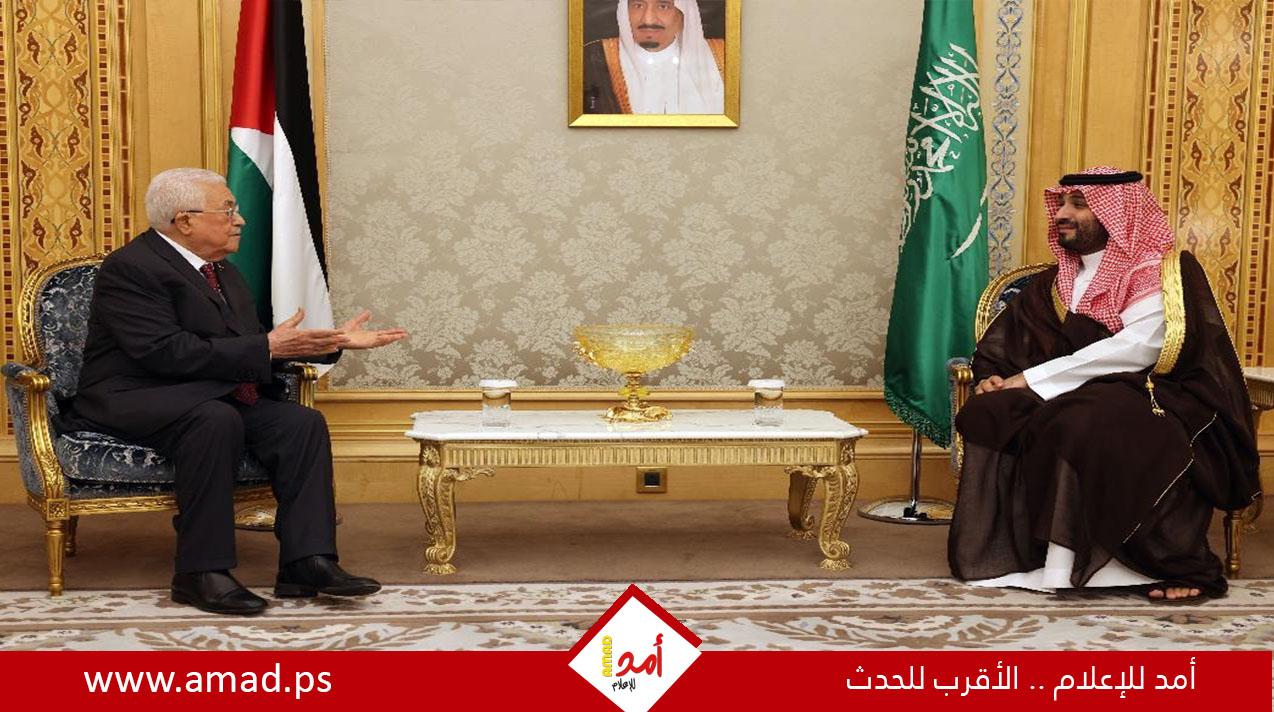 عباس يثمن مواقف بن سلمان خلال لقائه ترامب