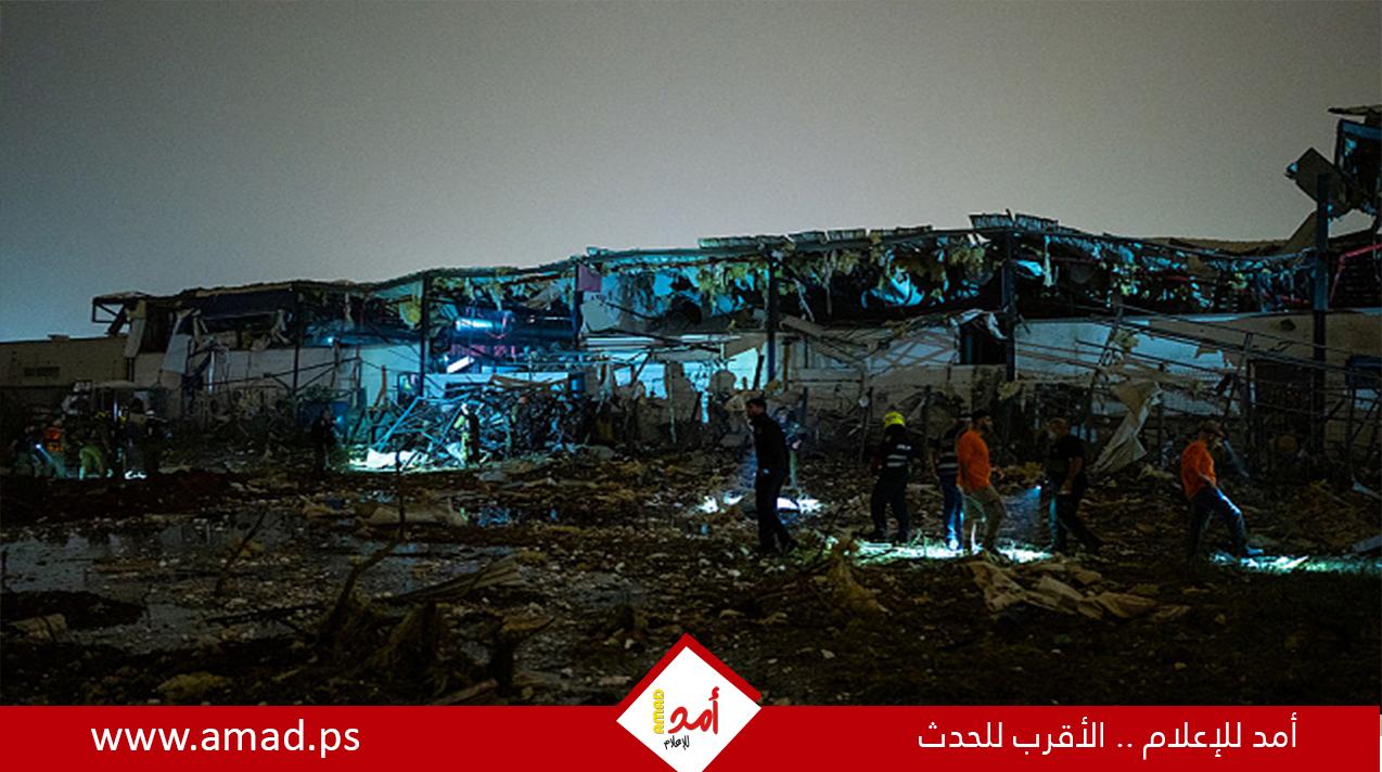 إصابة وتضرر مصنع لإنتاج مسيّرات وسط إسرائيل إثر سقوط رأس صاروخ إيراني