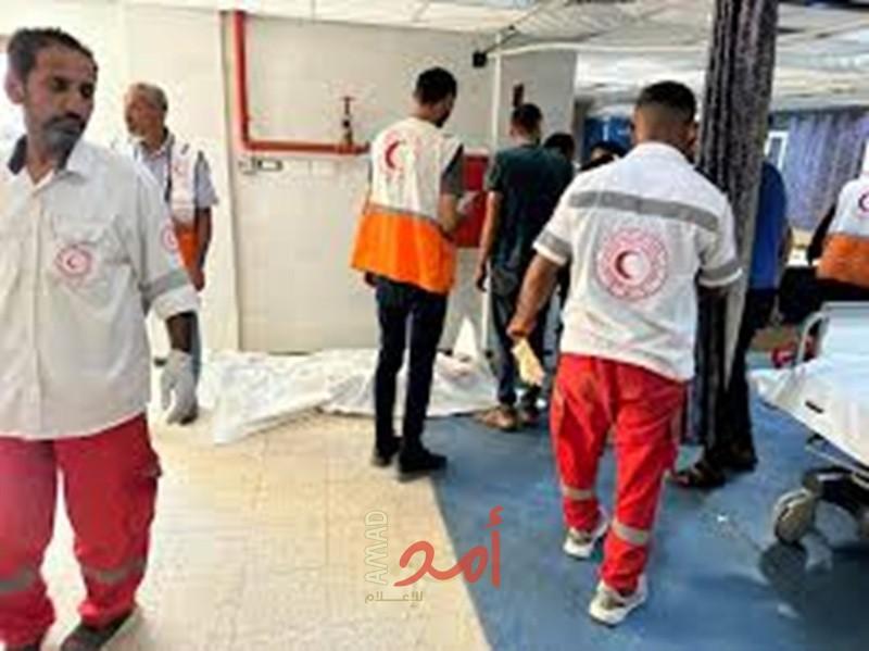 جمعية الهلال الأحمر تستنكر استهداف الاحتلال مقرها في خانيونس
