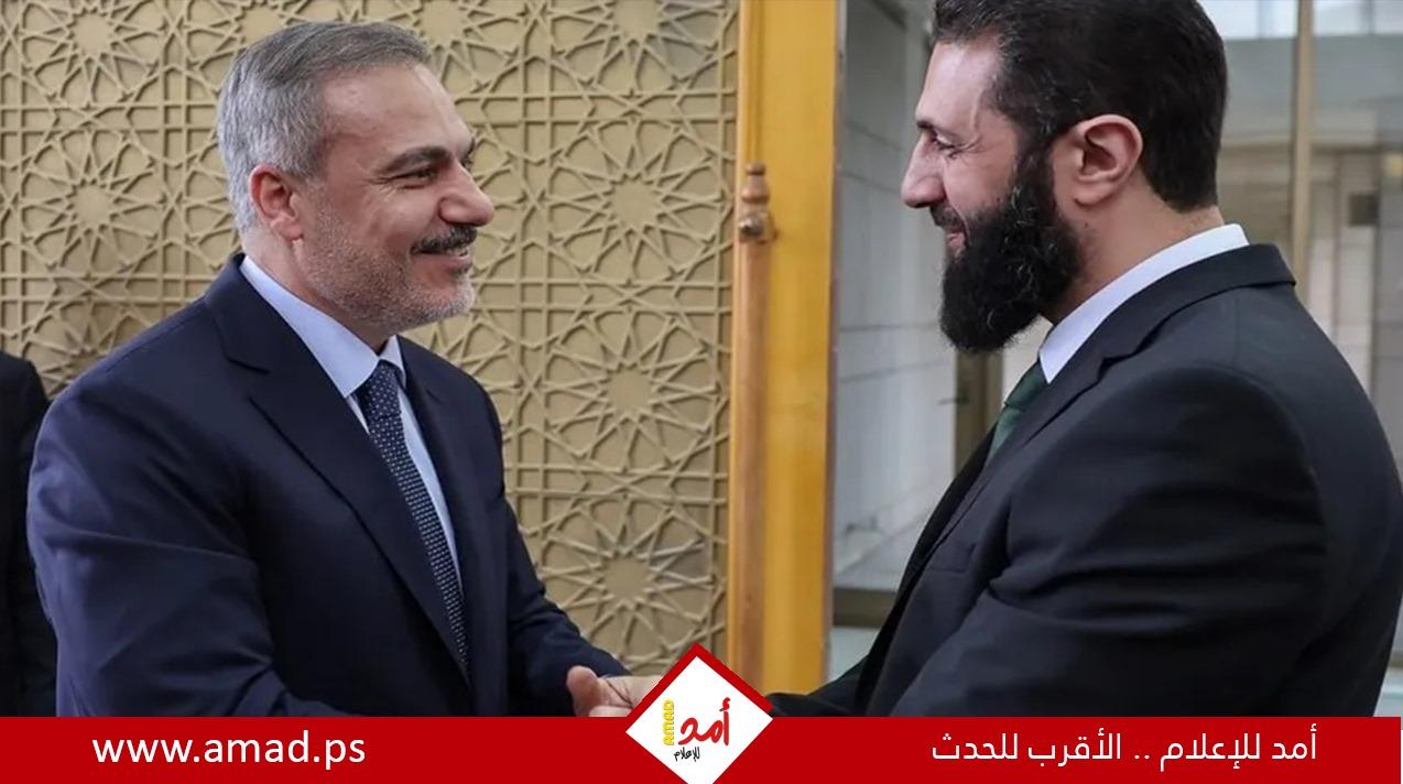 الشرع يلتقي وزير خارجية تركيا.. وزيارة مرتقبة لأردوغان إلى دمشق - فيديو