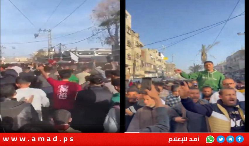 لليوم الثاني حراك قطاع غزة الشعبي مستمر..بيكفي حرب..بيكفي موت- فيديو