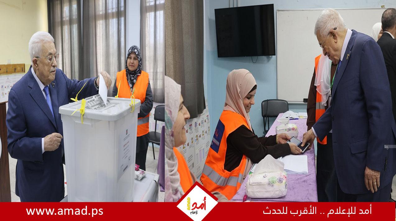 عباس يهنئ بنجاح الانتخابات المحلية ويعتبرها انتصارا جديدا للإرادة الوطنية الفلسطينية