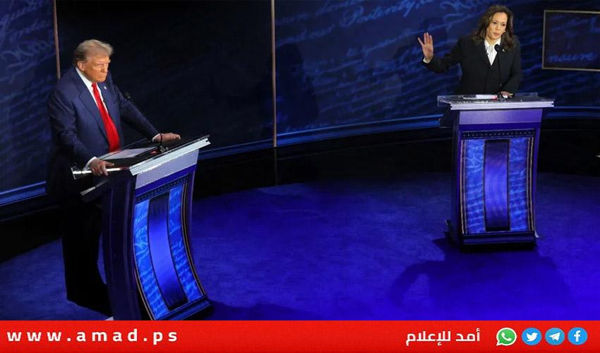 تفاصيل مناظرة هاريس وترامب..فلسطين وحرب غزة حاضرة ضمن الملفات الشائكة
