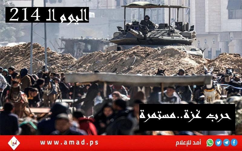 أولا بأول..الحرب العدوانية على قطاع غزة: شهداء وتدمير وعمليات نزوح وترقب مجهول