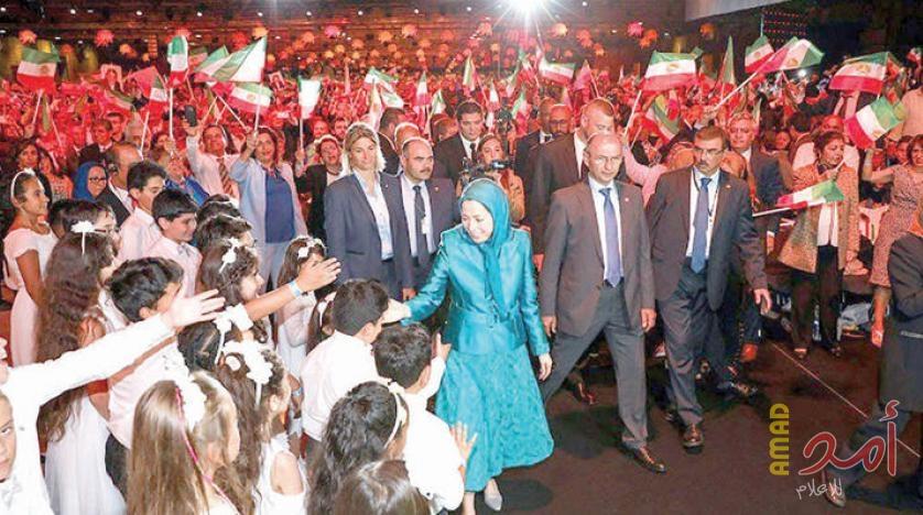 رجوي: إسقاط النظام لا يحدث إلا "على يد الشعب الإيراني ومقاومته"
