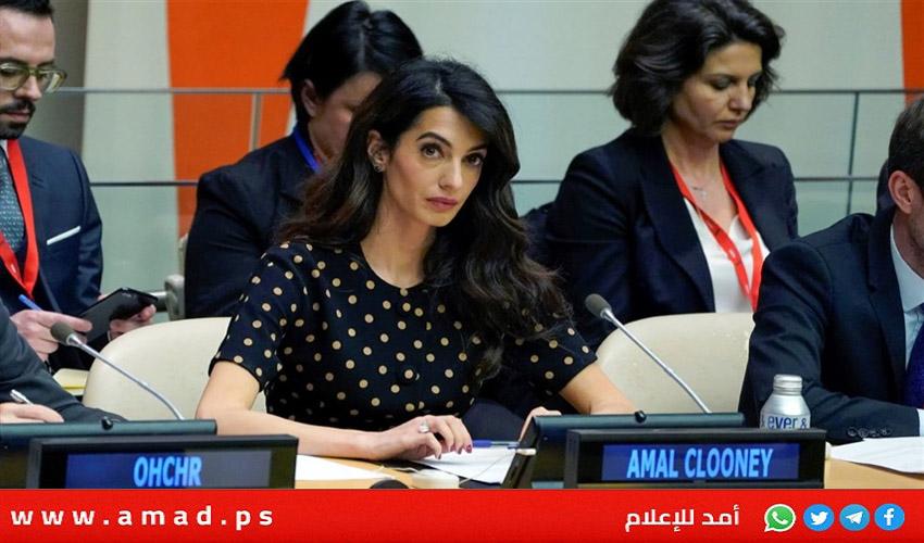 أمل كلوني قد تمنع من دخول أمريكا لدورها في إصدار الجنائية الدولية مذكرات اعتقال ضد نتنياهو