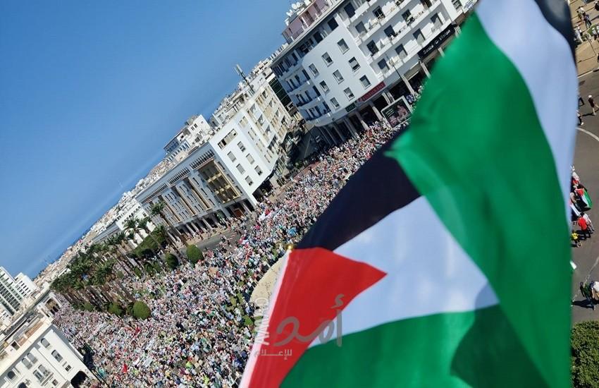 من الرباط إلى فلسطين .. آلاف المغاربة يحيون الذكرى الأولى لـ 7 أكتوبر- فيديو