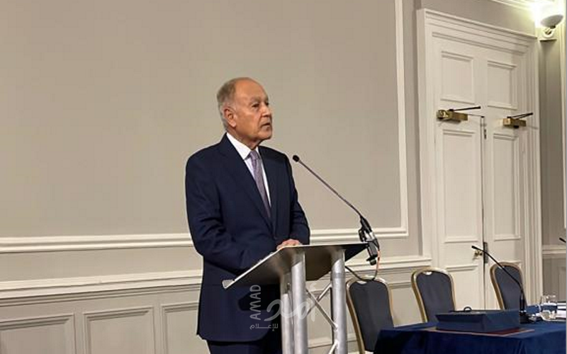 علي هامش مشاركته في اجتماع مدريد لتجسيد حل الدولتين : ابو الغيط يطلق كتابه "شهادتي" باللغة الاسبانية في مدريد