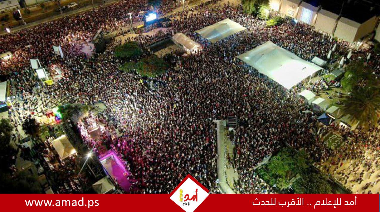 عشرات آلاف المتظاهرين يغلقون شوارع بتل أبيب رفضا لقرارات حكومة نتنياهو ضد غزة