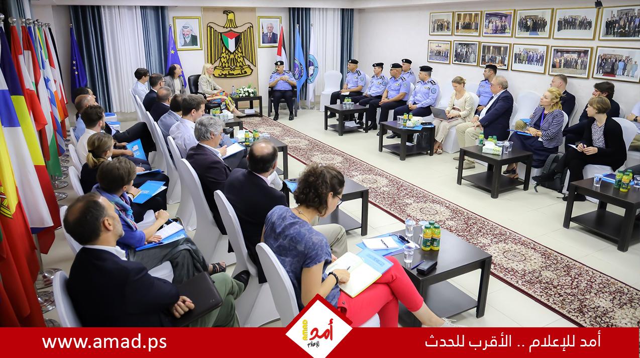الحلو ومهنا يناقشان مع ممثلي بعثات الاتحاد الأوروبي سبل العمل على معبر رفح
