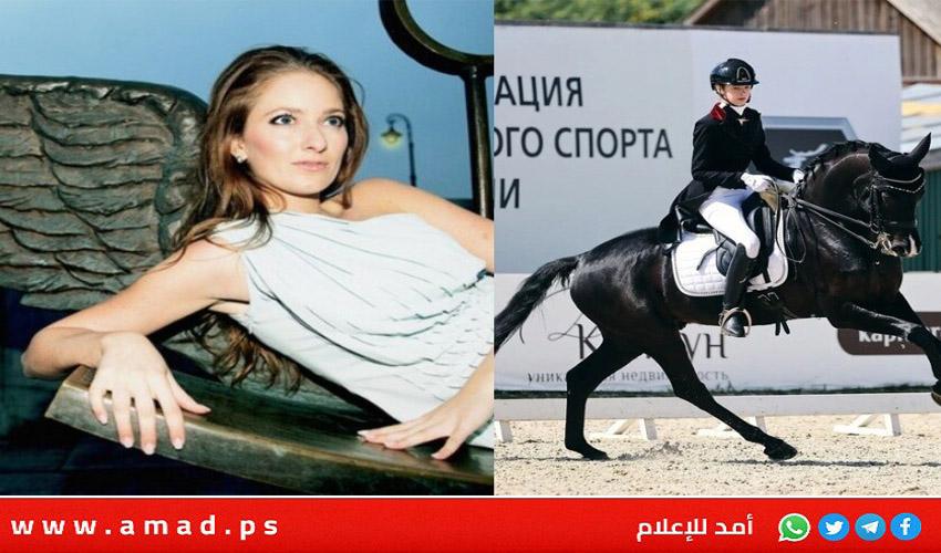 ديانا الشاعر..فارسة فلسطينية بارزة تمثل الاتحاد العالمي للفروسية في أبو ظبي