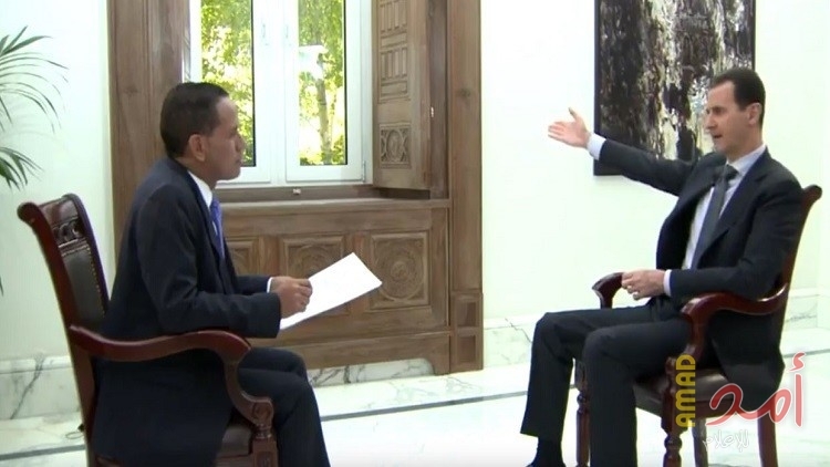 مقابلة صحفية مع الرئيس السوري بشار الأسد