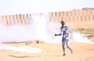 قوات الاحتلال تطلق قنابل "الغاز المسيل للدموع" شمال بيت لاهيا