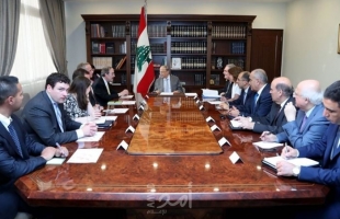 الرئيس اللبناني يدعو الإدارة الأميركية لإيجاد حل عادل للقضية الفلسطينية